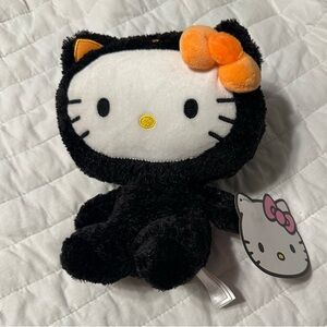 Hello Kitty Plush Halloween Kitty with Orange Bow